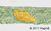 Savanna Style Panoramic Map of Jainca