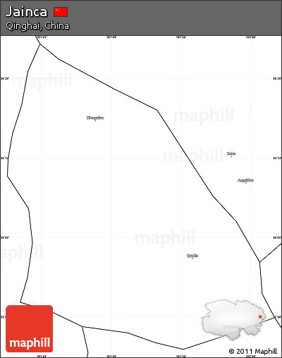 Blank Simple Map of Jainca