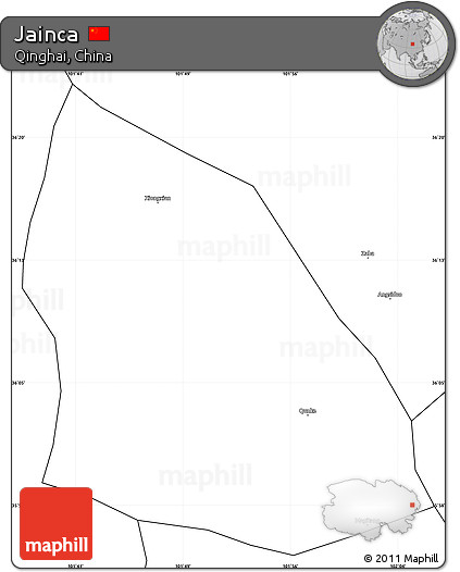 Blank Simple Map of Jainca