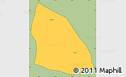 Savanna Style Simple Map of Jainca, cropped outside