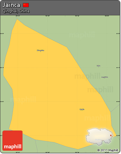 Savanna Style Simple Map of Jainca