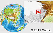 Physical Location Map of Jigzhi, highlighted parent region
