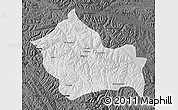 Physical Map of Jigzhi, darken
