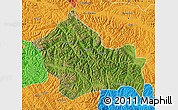 Satellite Map of Jigzhi, political outside
