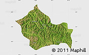 Satellite Map of Jigzhi, single color outside