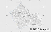 Silver Style Map of Jigzhi, single color outside