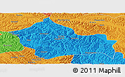 Political Panoramic Map of Jigzhi