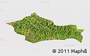 Satellite Panoramic Map of Jigzhi, cropped outside