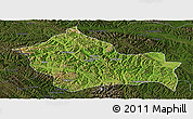 Satellite Panoramic Map of Jigzhi, darken