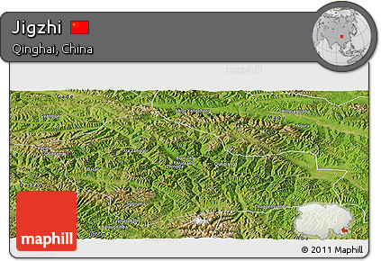 Satellite Panoramic Map of Jigzhi