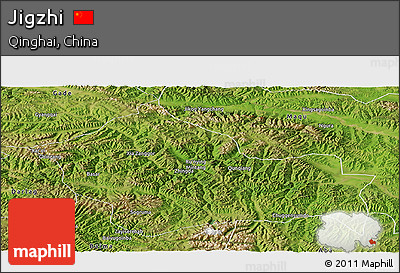Satellite Panoramic Map of Jigzhi