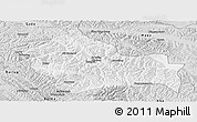 Silver Style Panoramic Map of Jigzhi