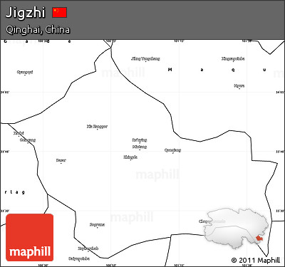 Blank Simple Map of Jigzhi