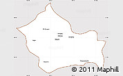 Classic Style Simple Map of Jigzhi, cropped outside