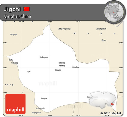 Classic Style Simple Map of Jigzhi