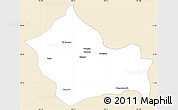 Classic Style Simple Map of Jigzhi, single color outside