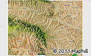 Satellite 3D Map of Minhe