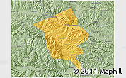 Savanna Style 3D Map of Minhe