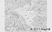 Silver Style 3D Map of Minhe