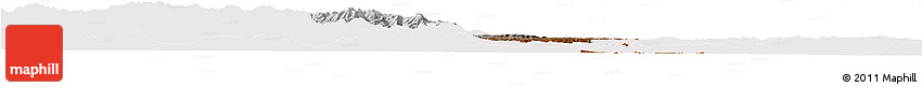 Physical Horizon Map of Minhe, cropped outside