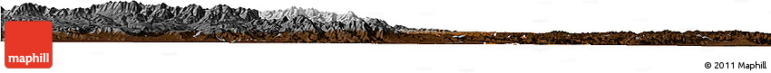 Physical Horizon Map of Minhe, darken Physical Horizon Map of Minhe, darken