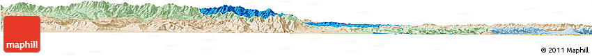 Political Horizon Map of Minhe, lighten