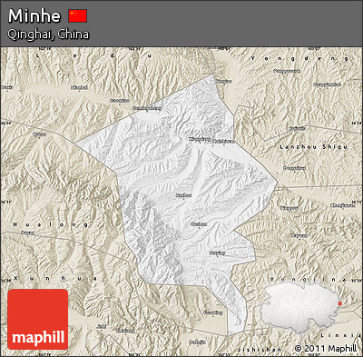 Classic Style Map of Minhe