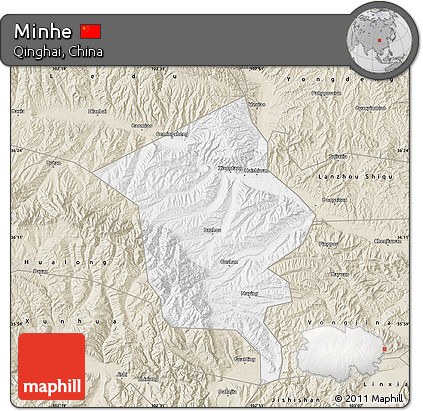 Classic Style Map of Minhe