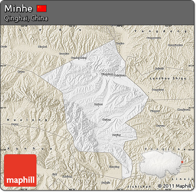 Classic Style Map of Minhe