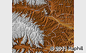 Physical Map of Minhe