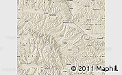 Shaded Relief Map of Minhe