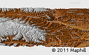 Physical Panoramic Map of Minhe