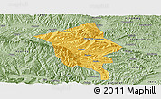 Savanna Style Panoramic Map of Minhe