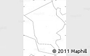 Blank Simple Map of Minhe, no labels
