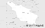 Silver Style Simple Map of Tianjun