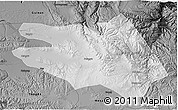 Physical 3D Map of Zekog, darken, desaturated