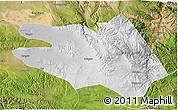 Physical 3D Map of Zekog, satellite outside