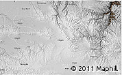 Physical 3D Map of Zekog, semi-desaturated