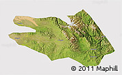 Satellite 3D Map of Zekog, cropped outside