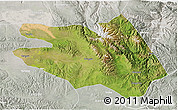 Satellite 3D Map of Zekog, lighten, semi-desaturated