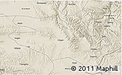 Shaded Relief 3D Map of Zekog