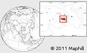 Blank Location Map of Zekog