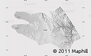 Physical Map of Zekog, cropped outside
