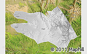 Physical Map of Zekog, satellite outside