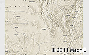 Shaded Relief Map of Zekog