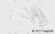 Silver Style Map of Zekog, single color outside