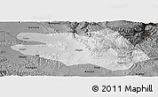 Physical Panoramic Map of Zekog, darken, semi-desaturated