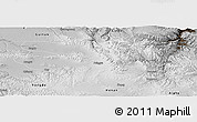 Physical Panoramic Map of Zekog, semi-desaturated