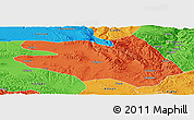 Political Panoramic Map of Zekog