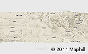 Shaded Relief Panoramic Map of Zekog